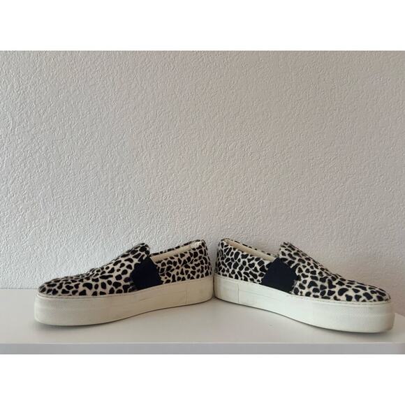 B50 Moncler Leopard Ponyhair Leather Loafer Animal Print Sneakers Women 36 US 6 - Picture 3 of 11